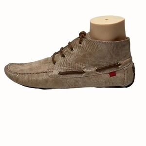 Marc Joseph Broadway Womens‎ Ankle Drive Booties Size 8 Snakeskin Beige